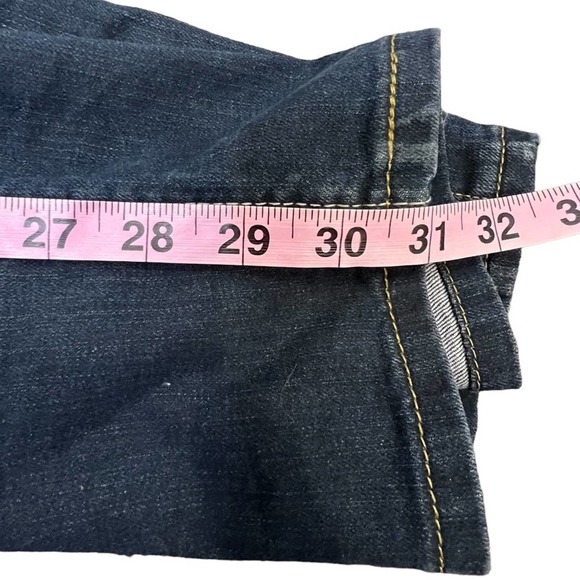 Levi’s 569 Loose Straight Dark Wash Jeans 44 x 32 - Picture 7 of 8